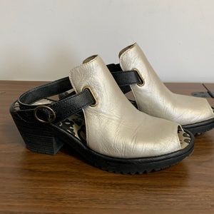 Silver and Black London Fly size 37